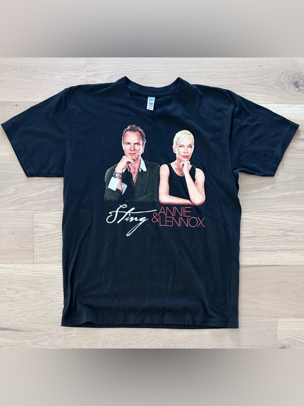 Vintage Sting & Annie Lennox Sacred Love World Tour 2004 Concert T-Shirt